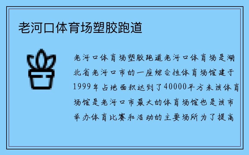 老河口体育场塑胶跑道